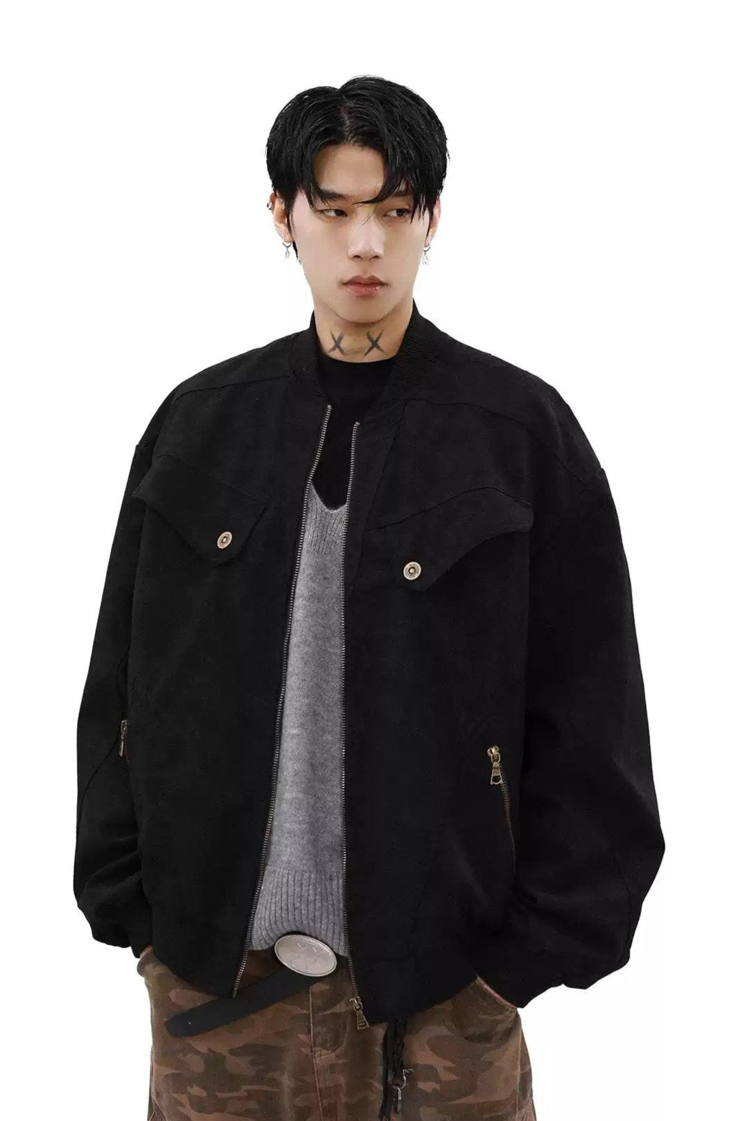 Structured Multi-Zipped Jacket