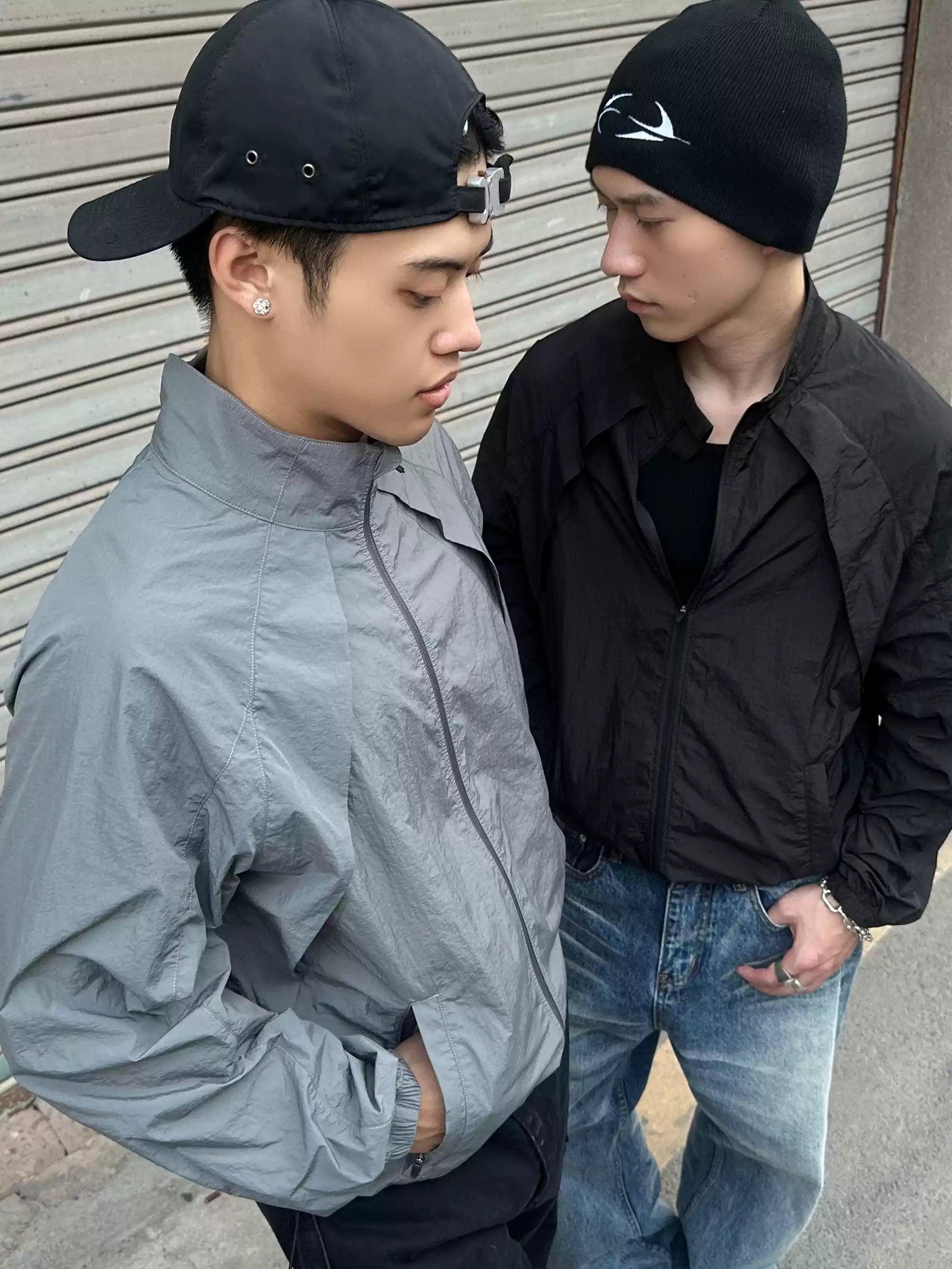 Structured Windbreaker Jacket