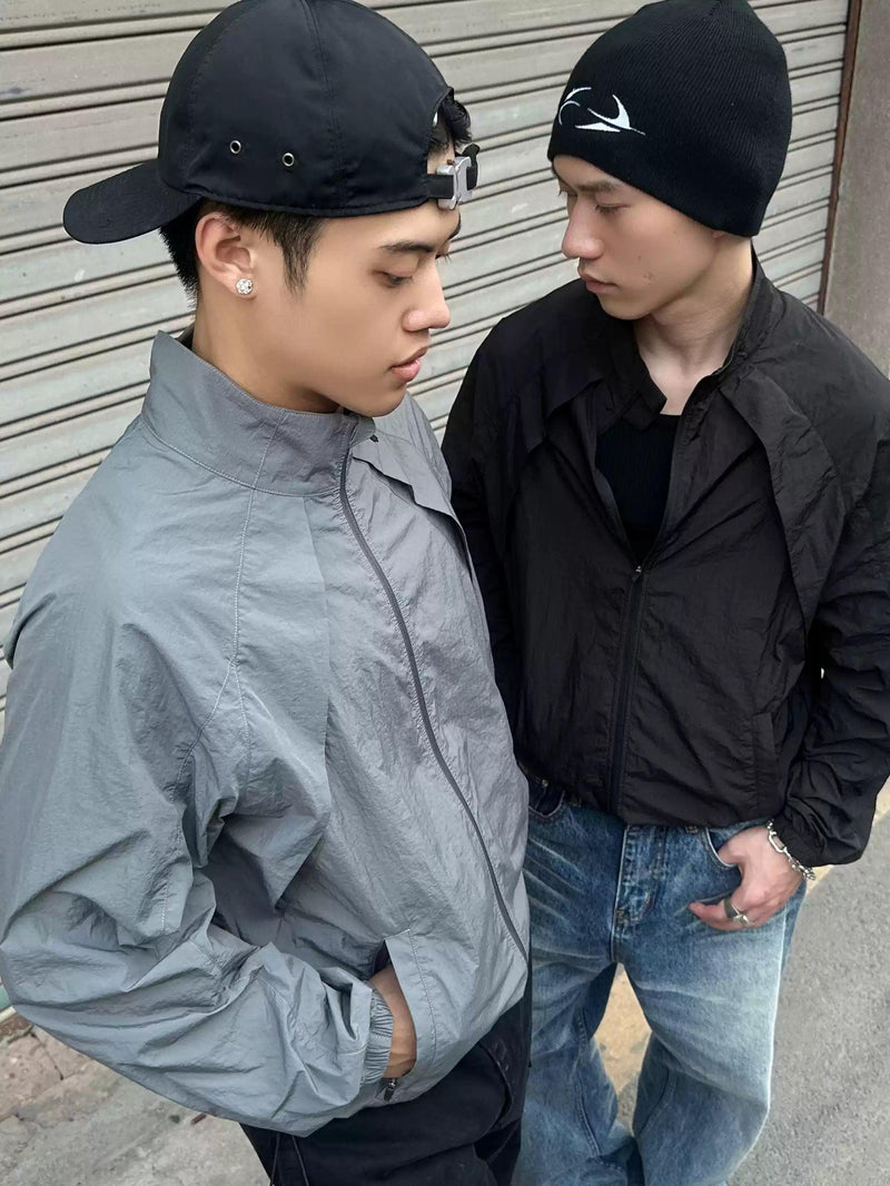 Structured Windbreaker Jacket