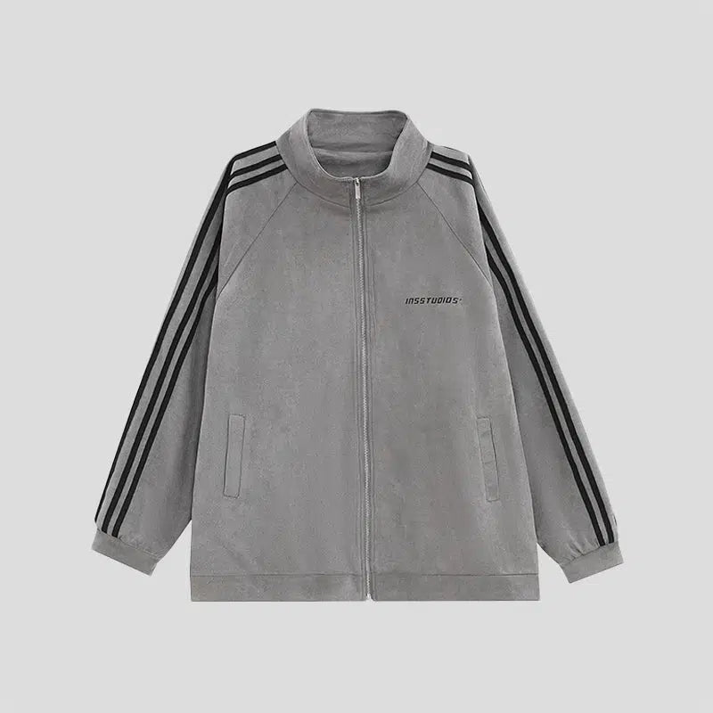 Zip-Up Side Lines Jacket