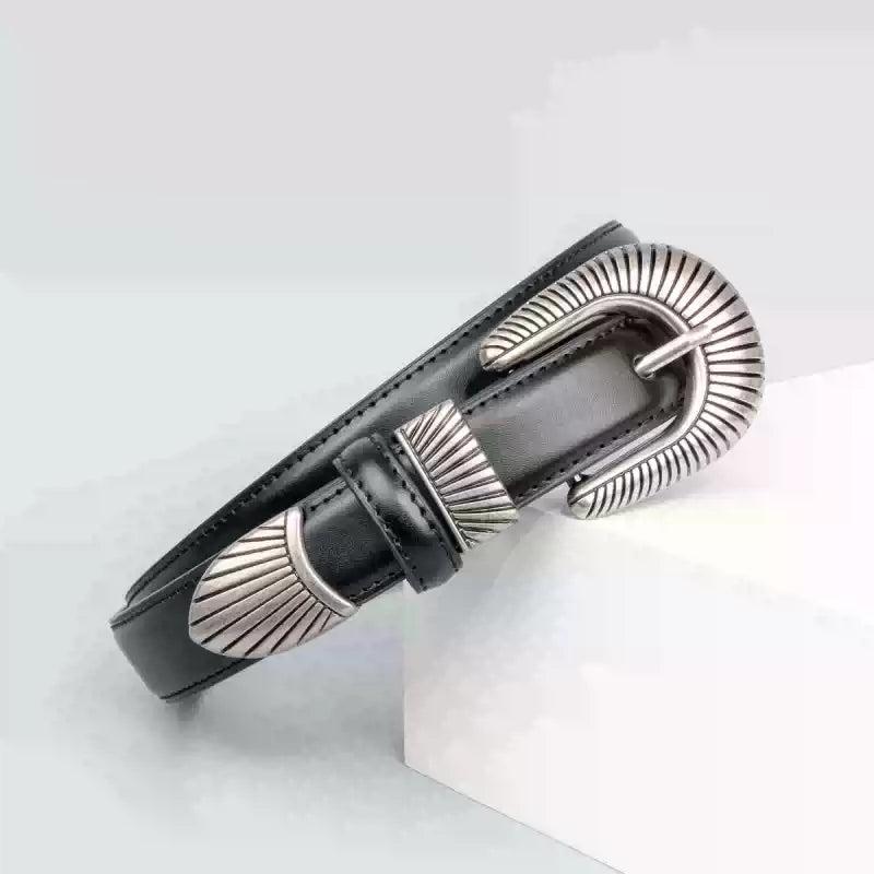 Retro Metal Buckle Belt