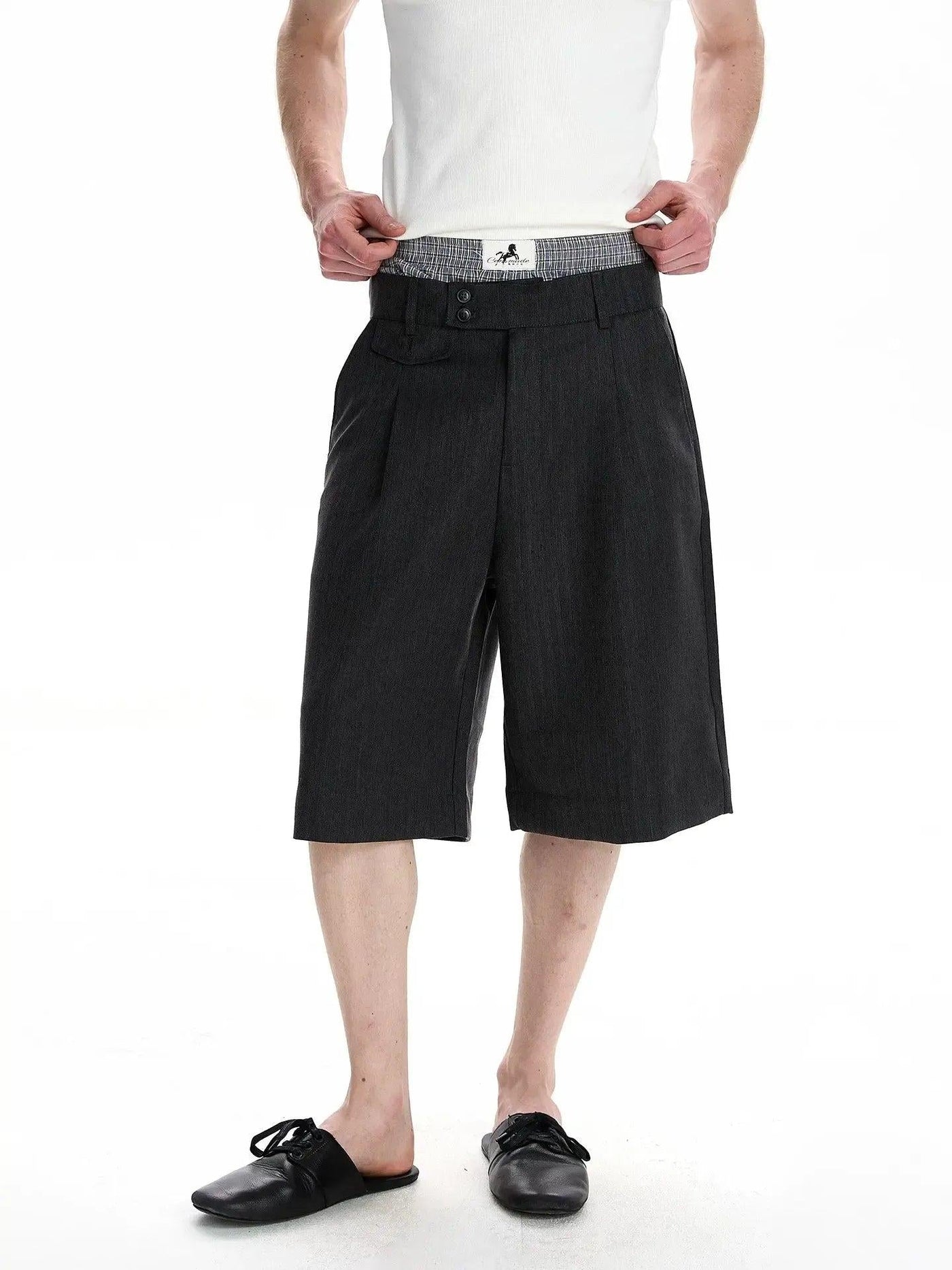 Clean Fit Tailored Shorts