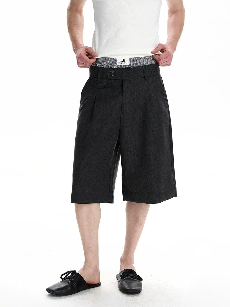 Clean Fit Tailored Shorts