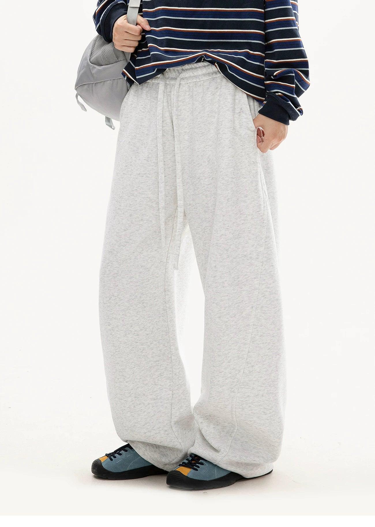 Structured Curved Sweatpants