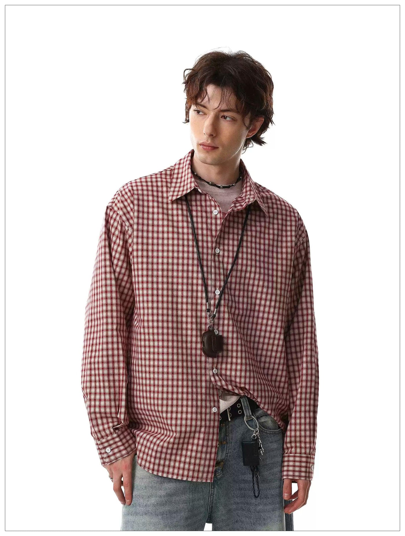 Classic Gingham Button-Down Shirt