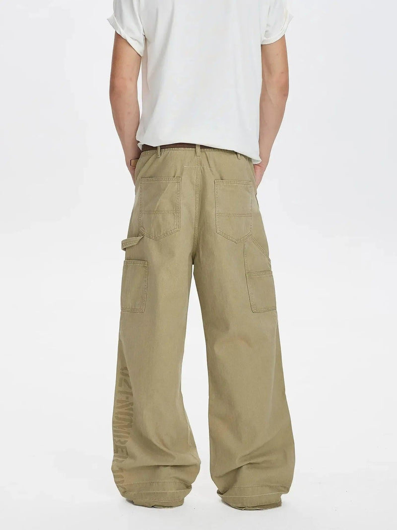 Relaxed Straight Cargo Pants