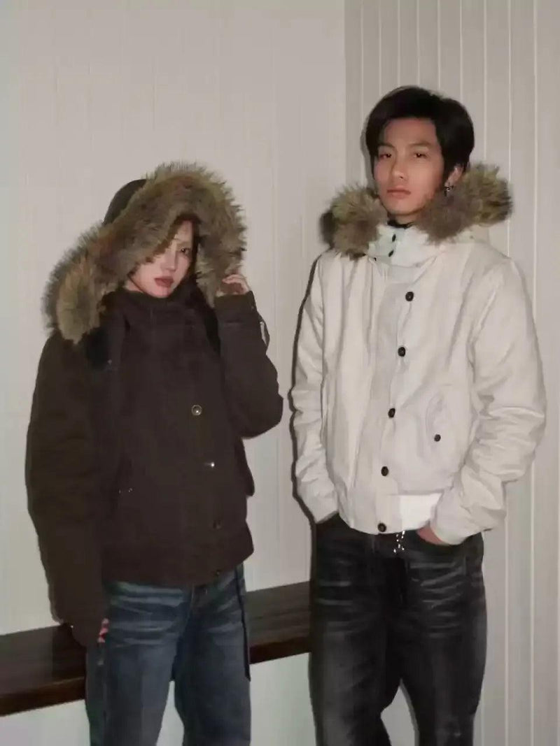 Faux Fur Lined Hooded Jacket