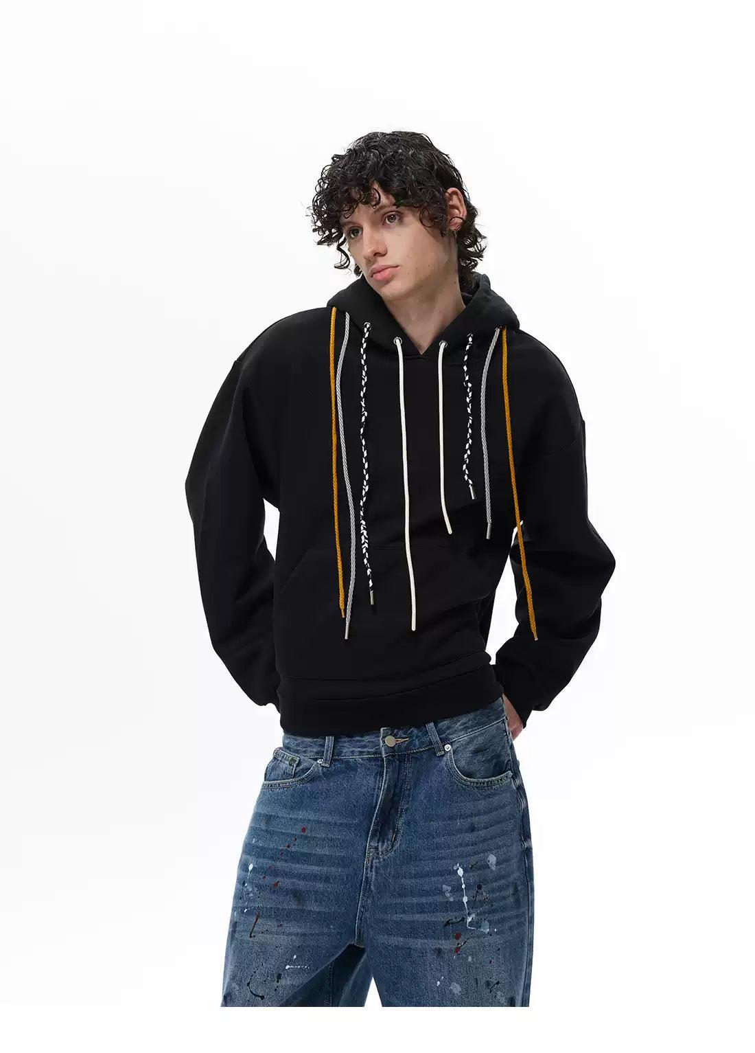 Multiple Drawstrings Hoodie