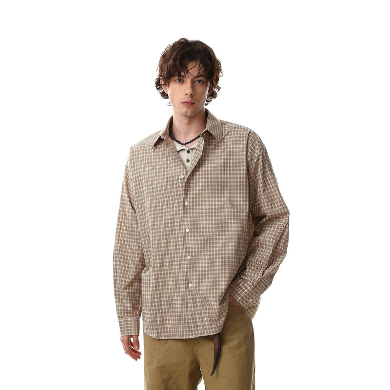 Classic Gingham Button-Down Shirt