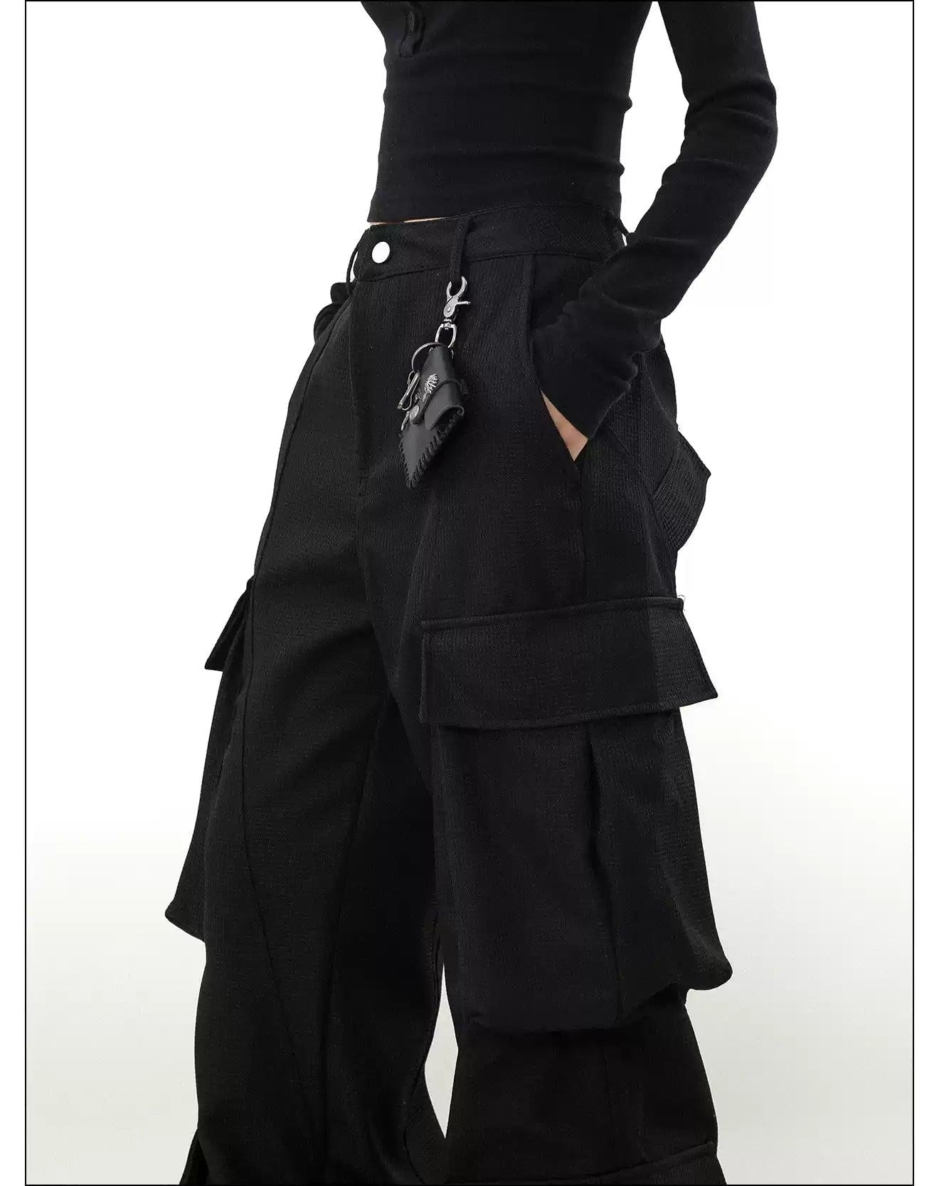 Textured Style Cargo Pants