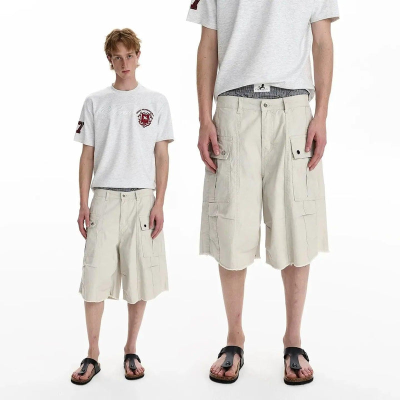 Casual Cargo Pockets Shorts