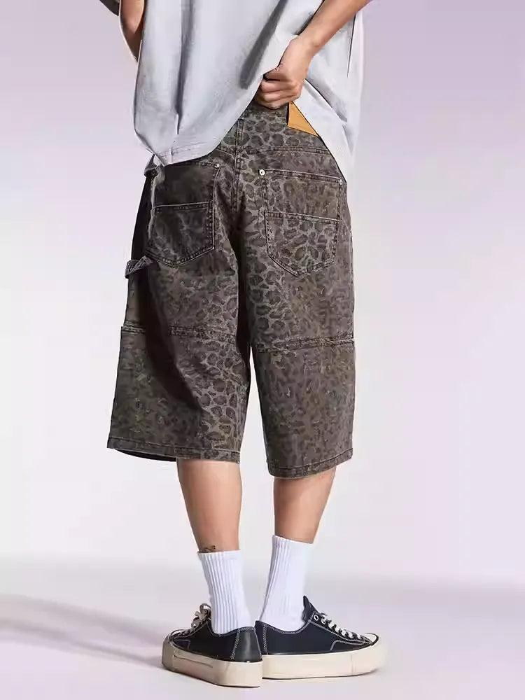Structured Camo Cargo Shorts