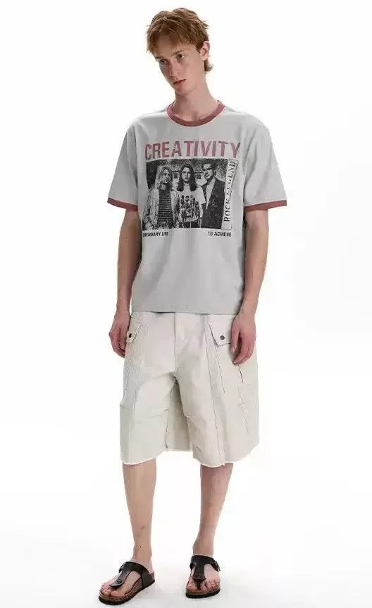 Casual Cargo Pockets Shorts