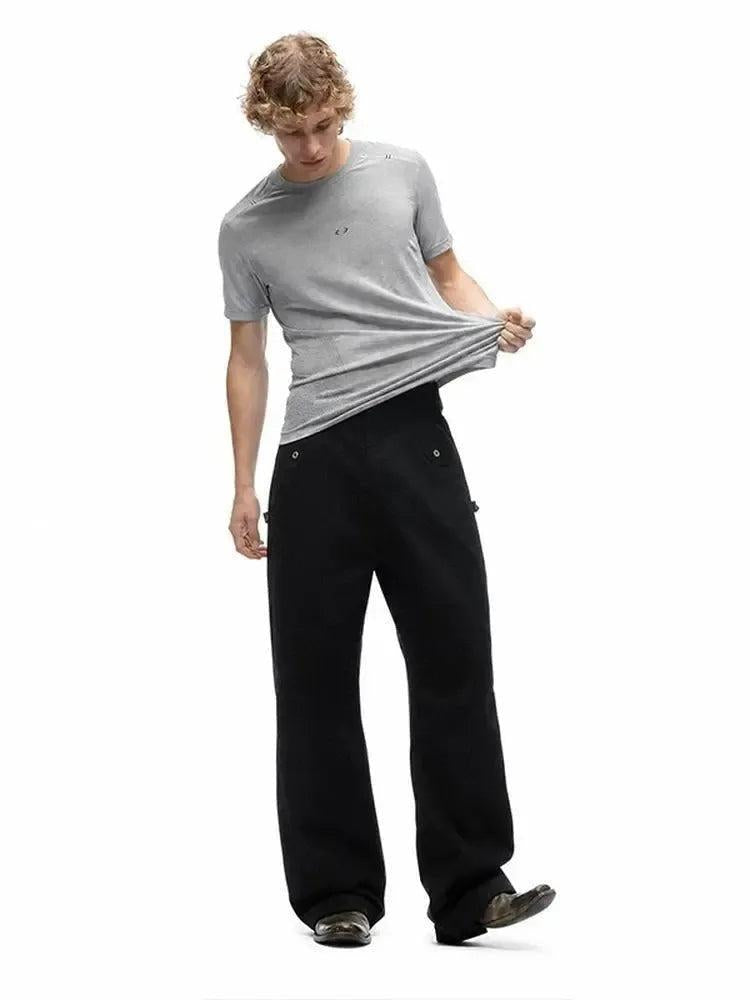 Structured Textured Athletic T-Shirt