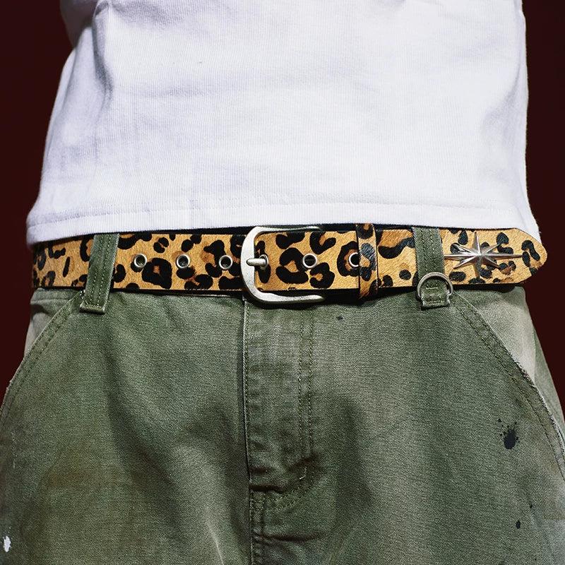 Metal Star Buckle Belt