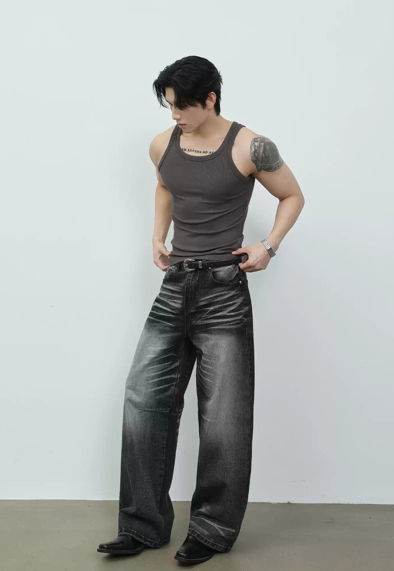 Tight Fit Plain Color Tank Top