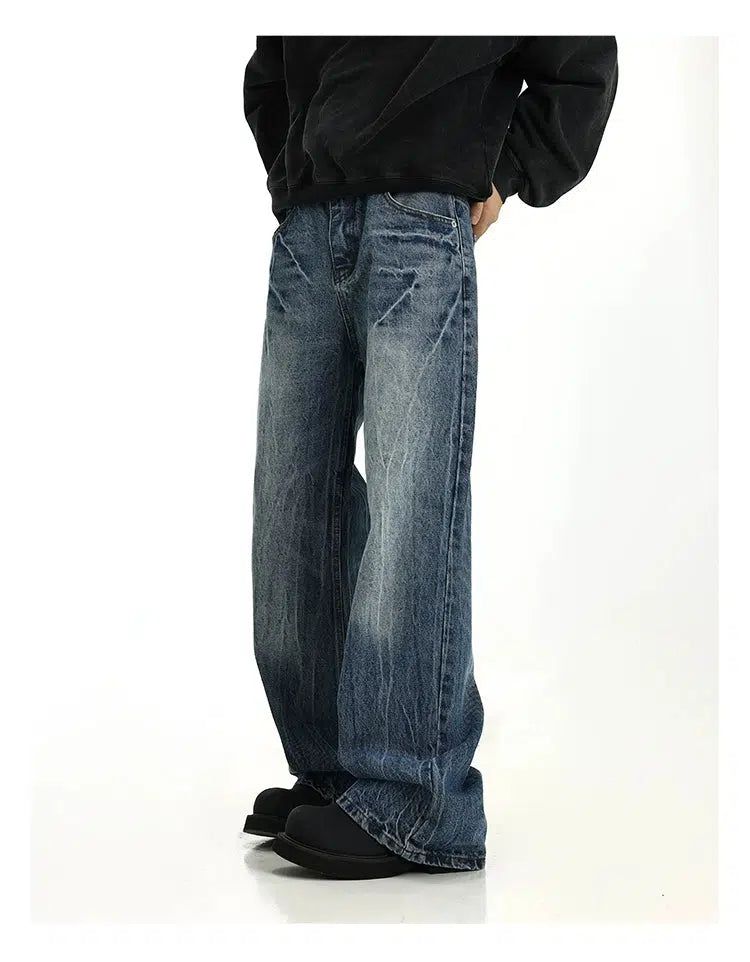 Lightning Burst Pattern Jeans
