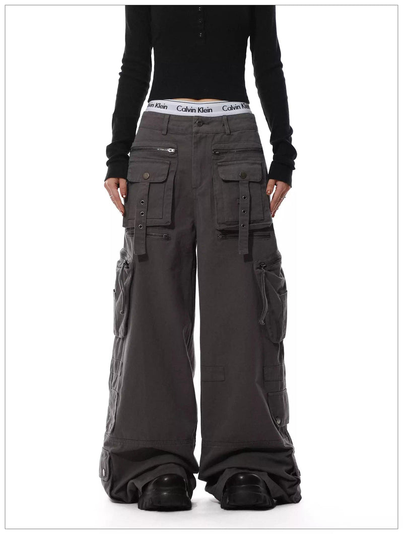 Utility Wide Leg Cargo Pants