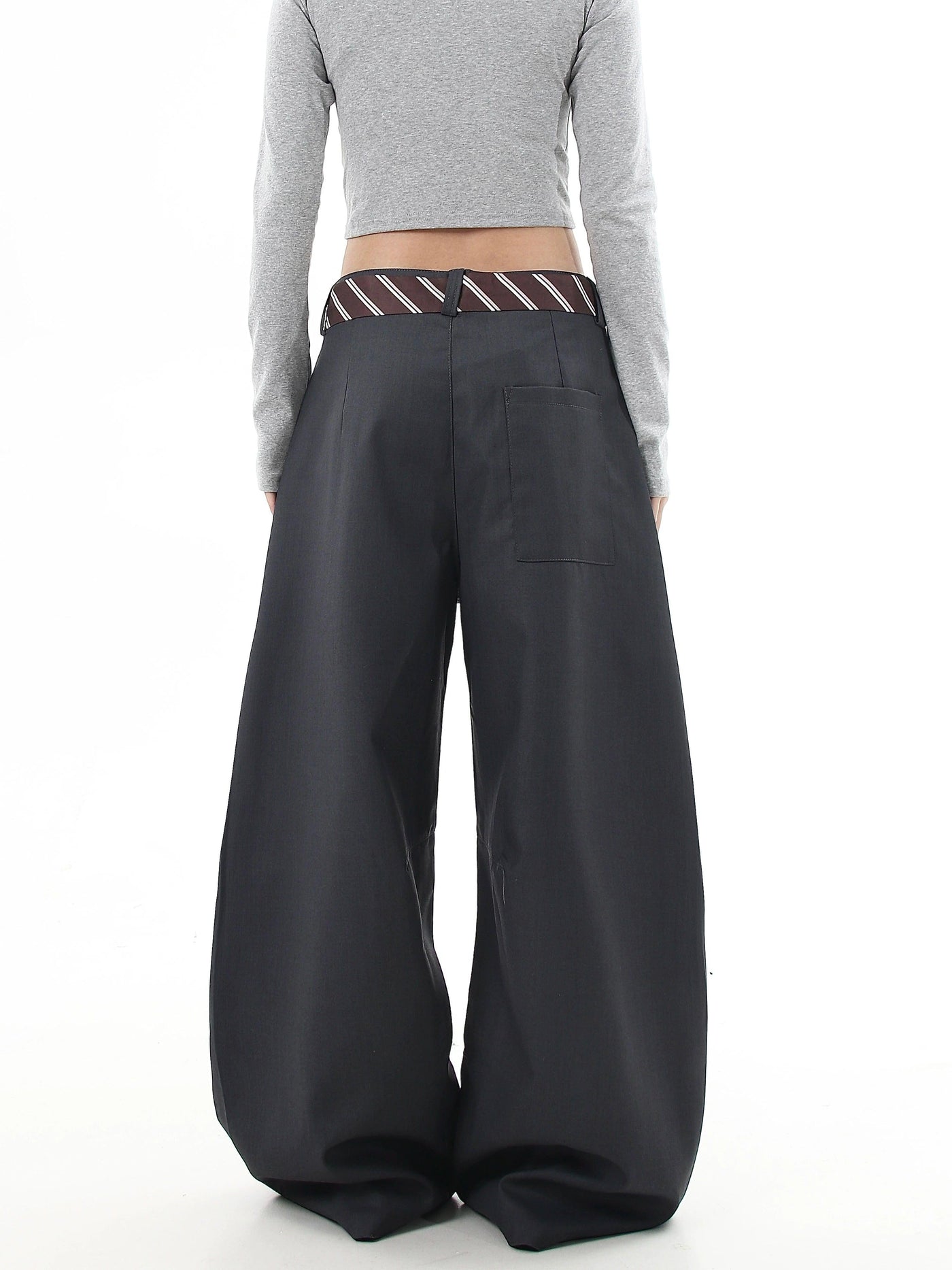 Belt Strap Scimitar Trousers