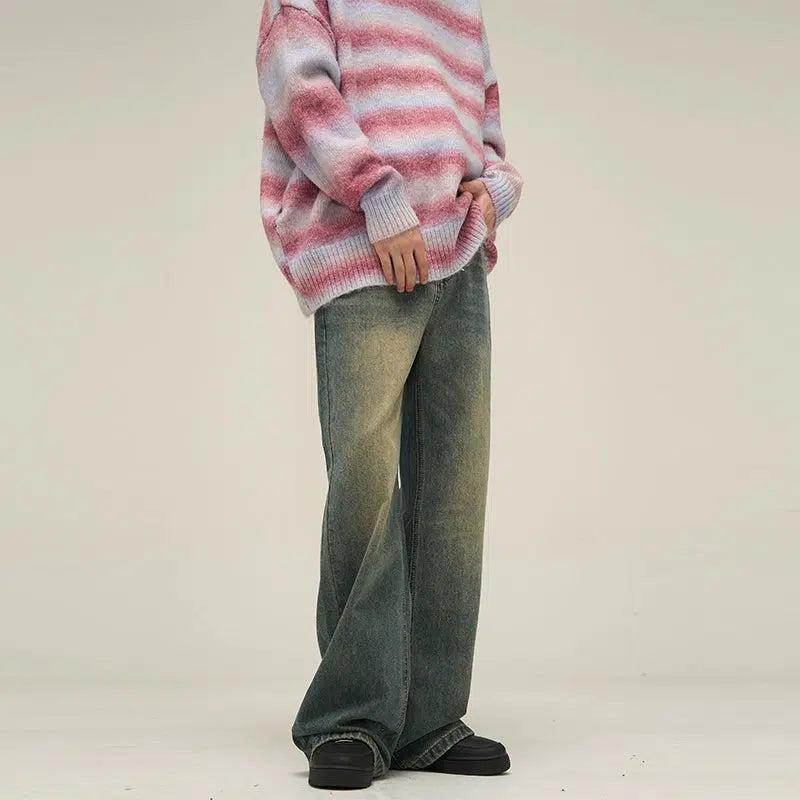 Vintage Faded Slant Pocket Jeans