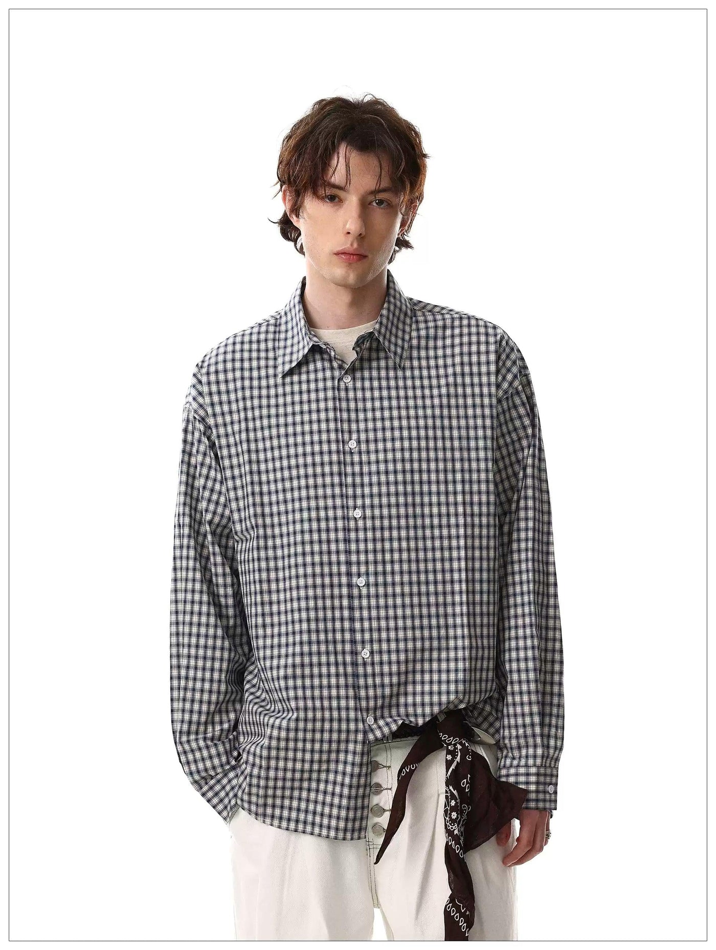Classic Gingham Button-Down Shirt