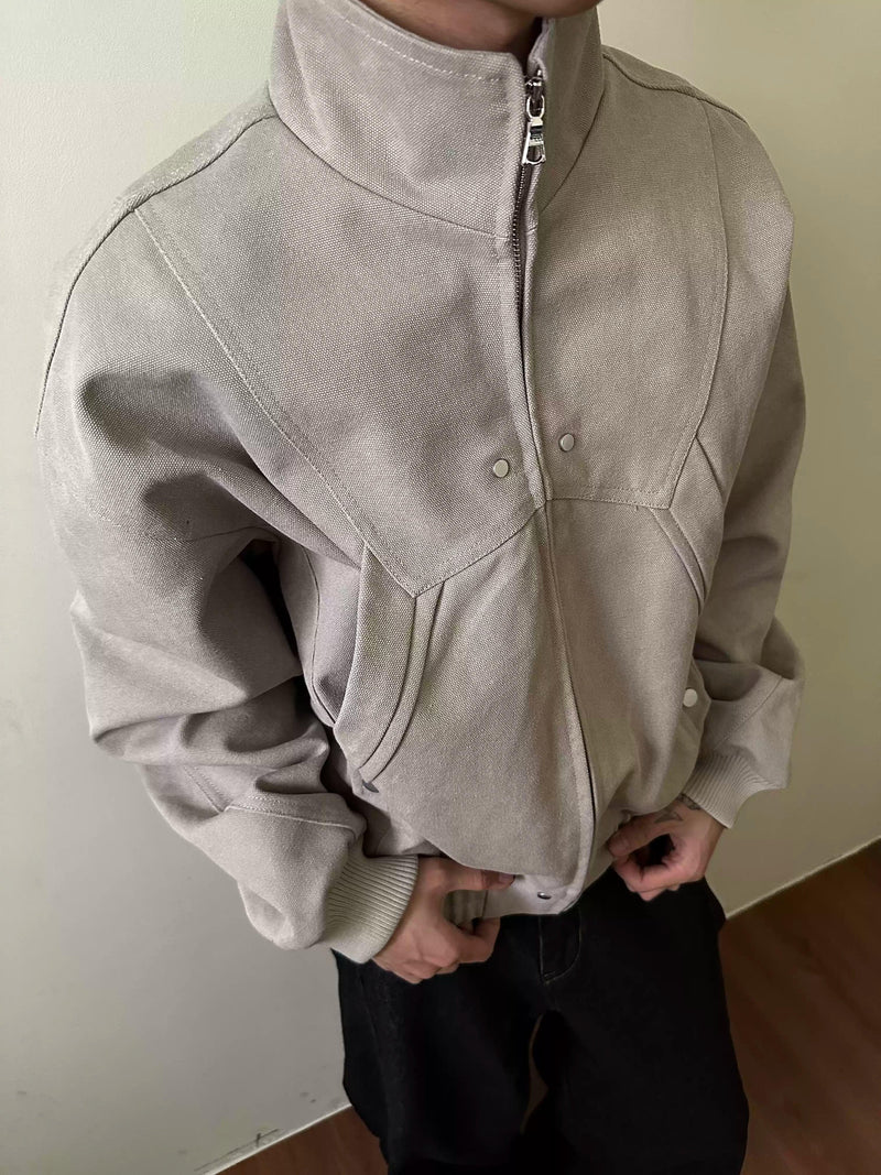 Zippered Up Side Pockets Jacket