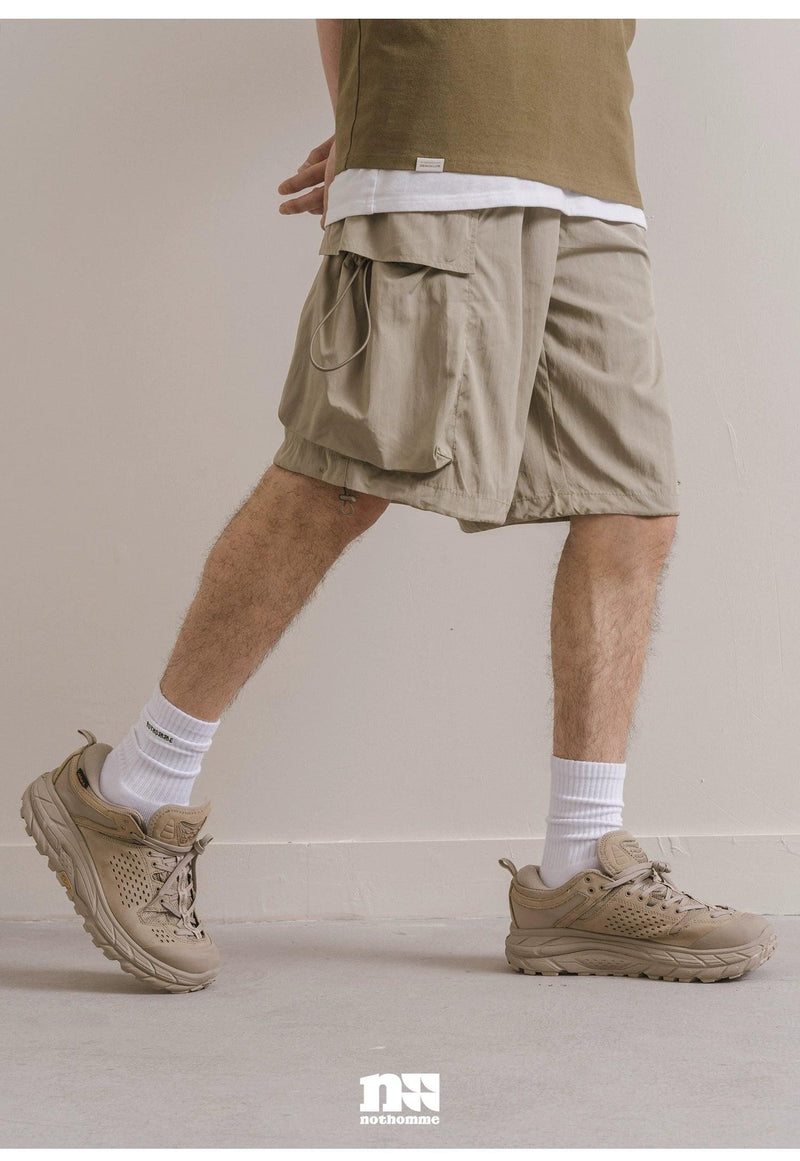 Adjustable Strings Cargo Shorts