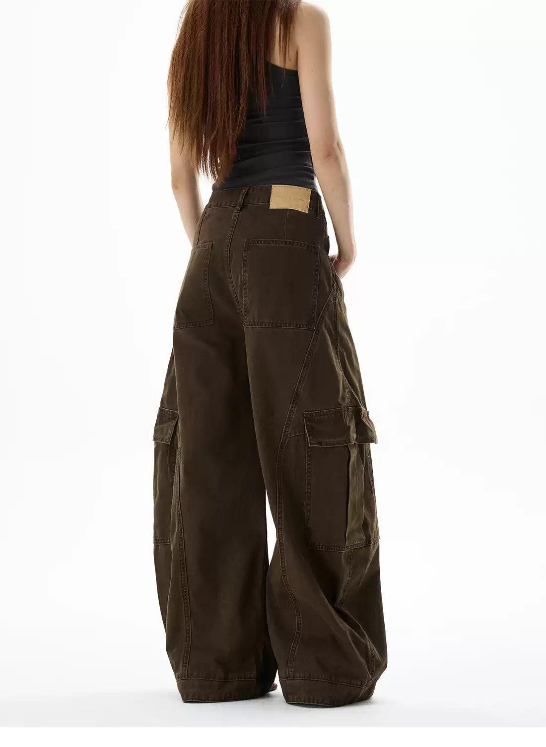 Structured Seam Cargo Jeans
