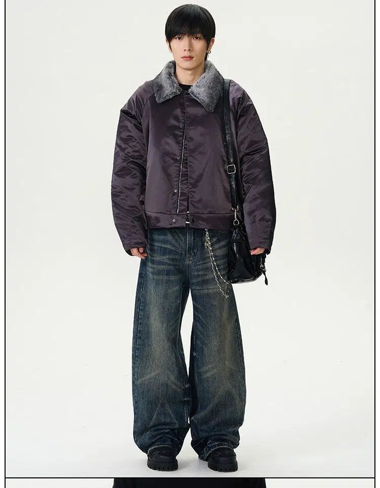 Cat Whisker Pattern Jeans