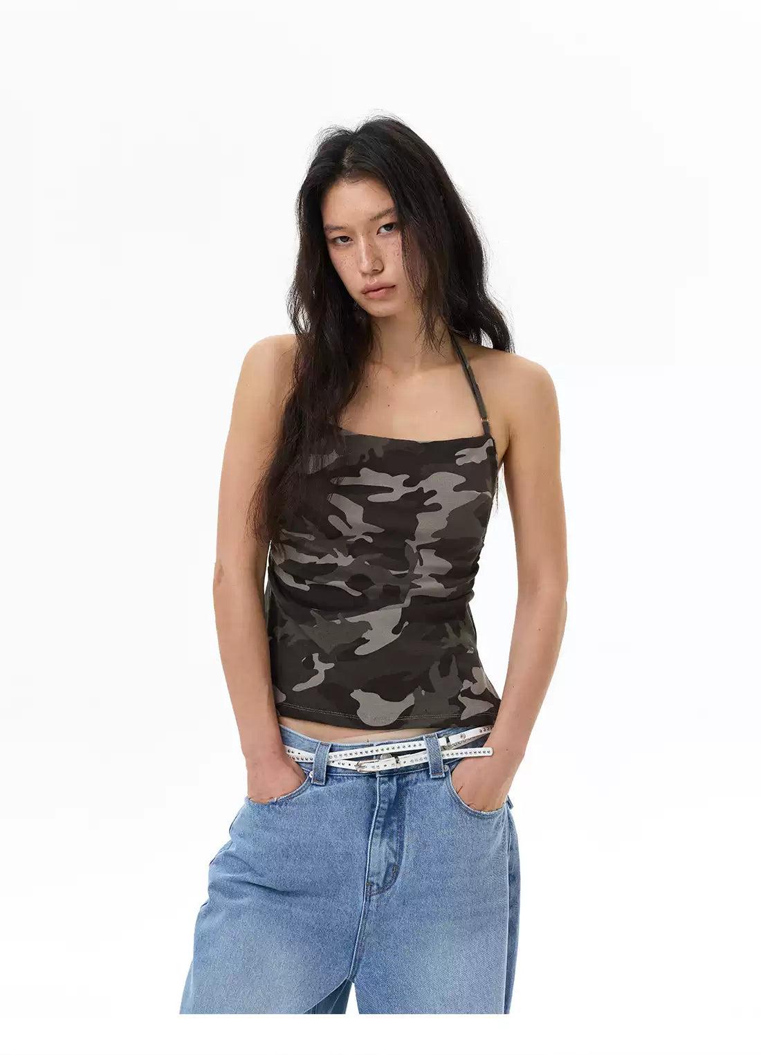 Camouflage Pattern Camisole