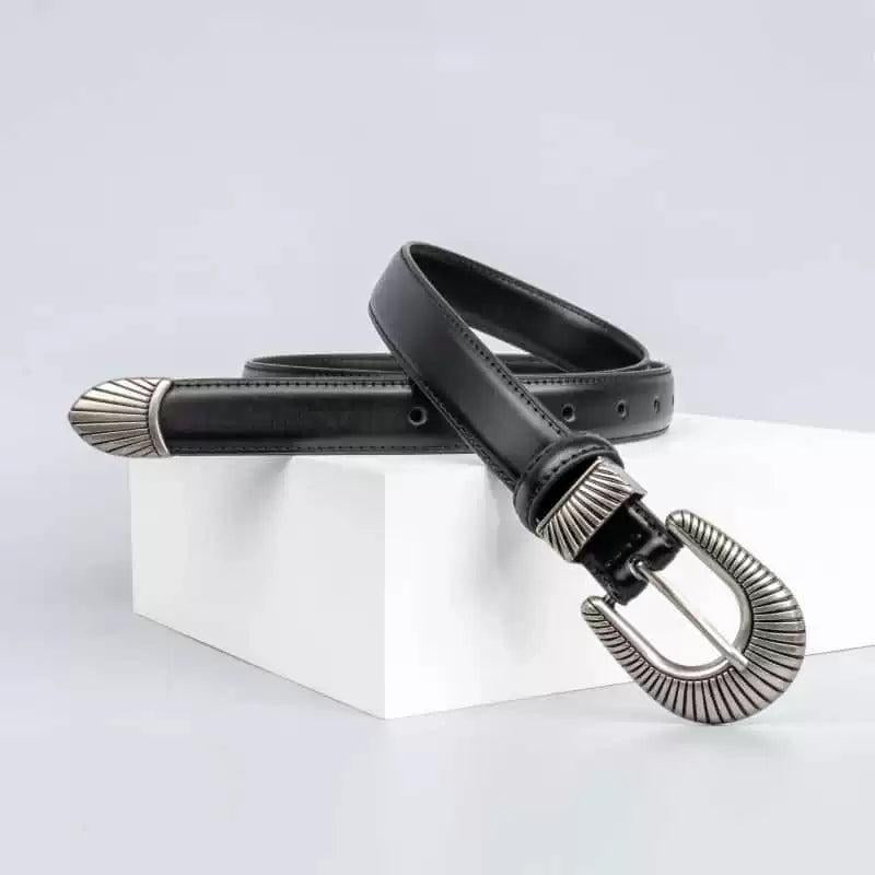 Retro Metal Buckle Belt