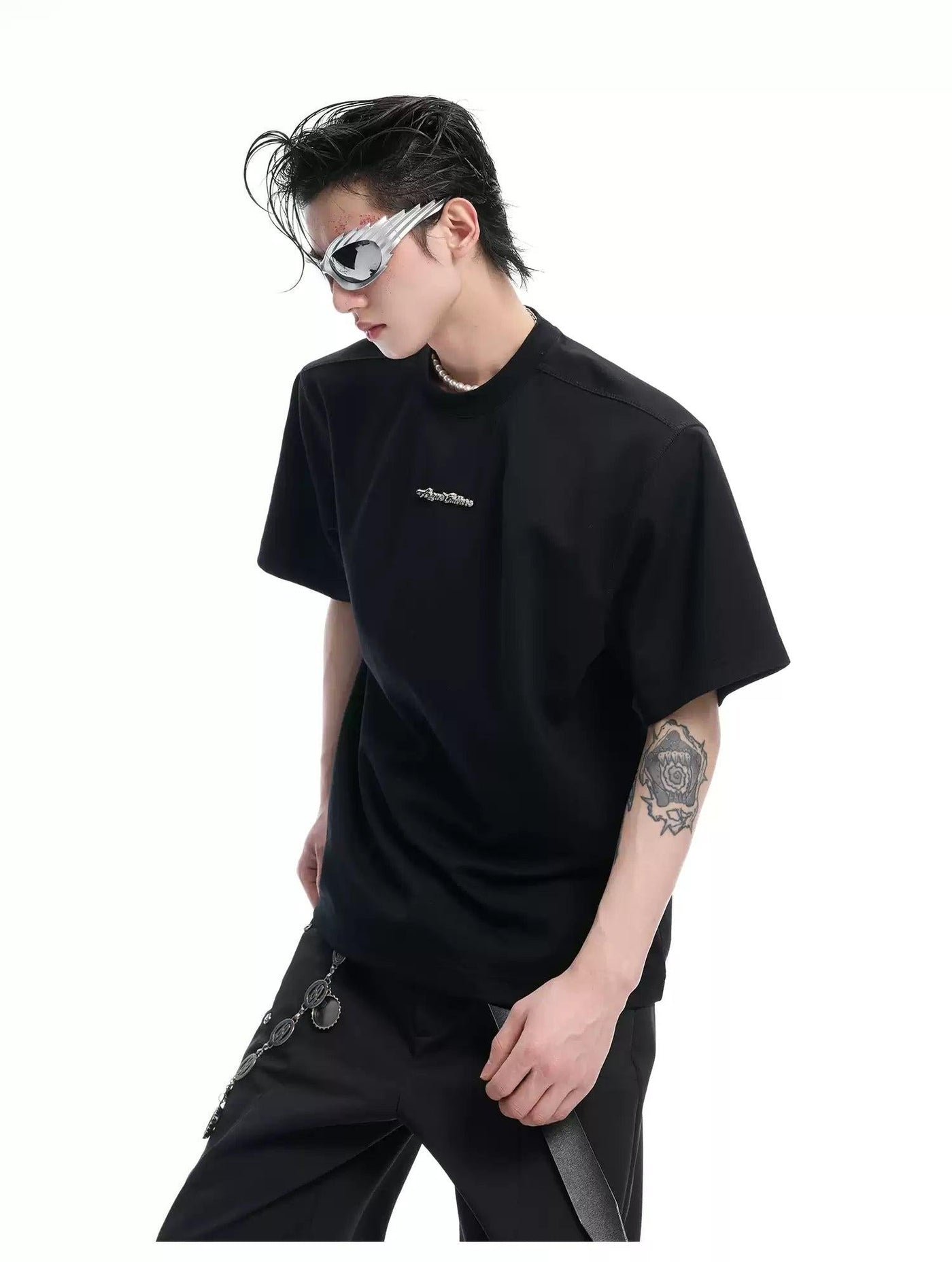 Cursive Metal Logo T-Shirt