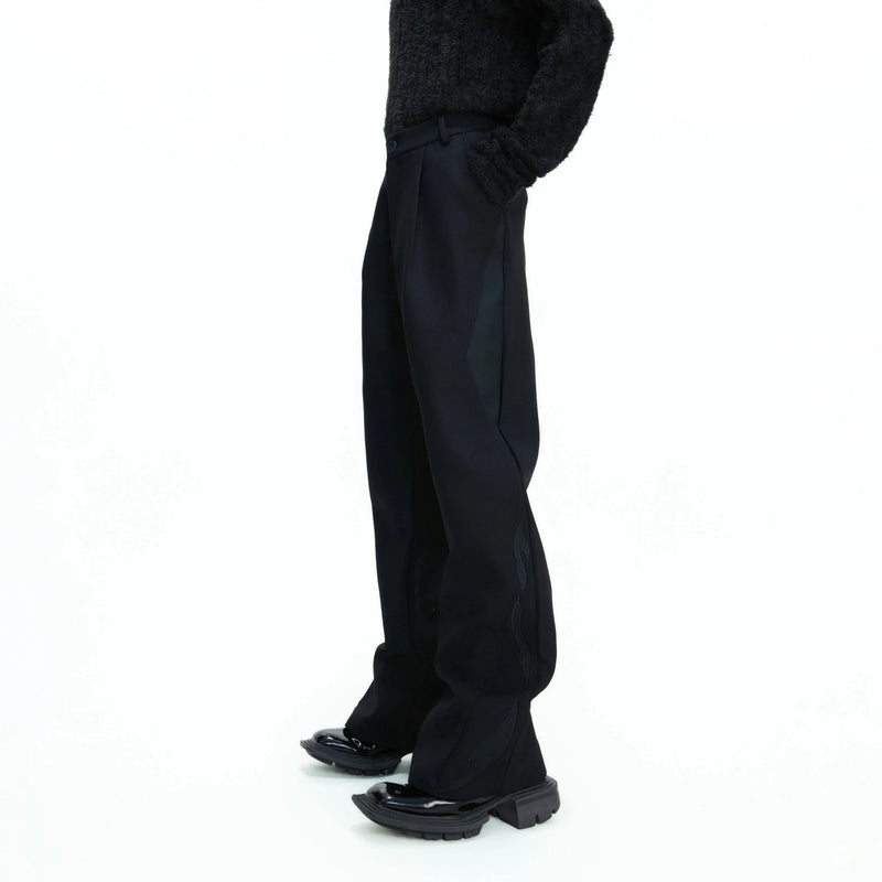 Solid Color High Waist Pants
