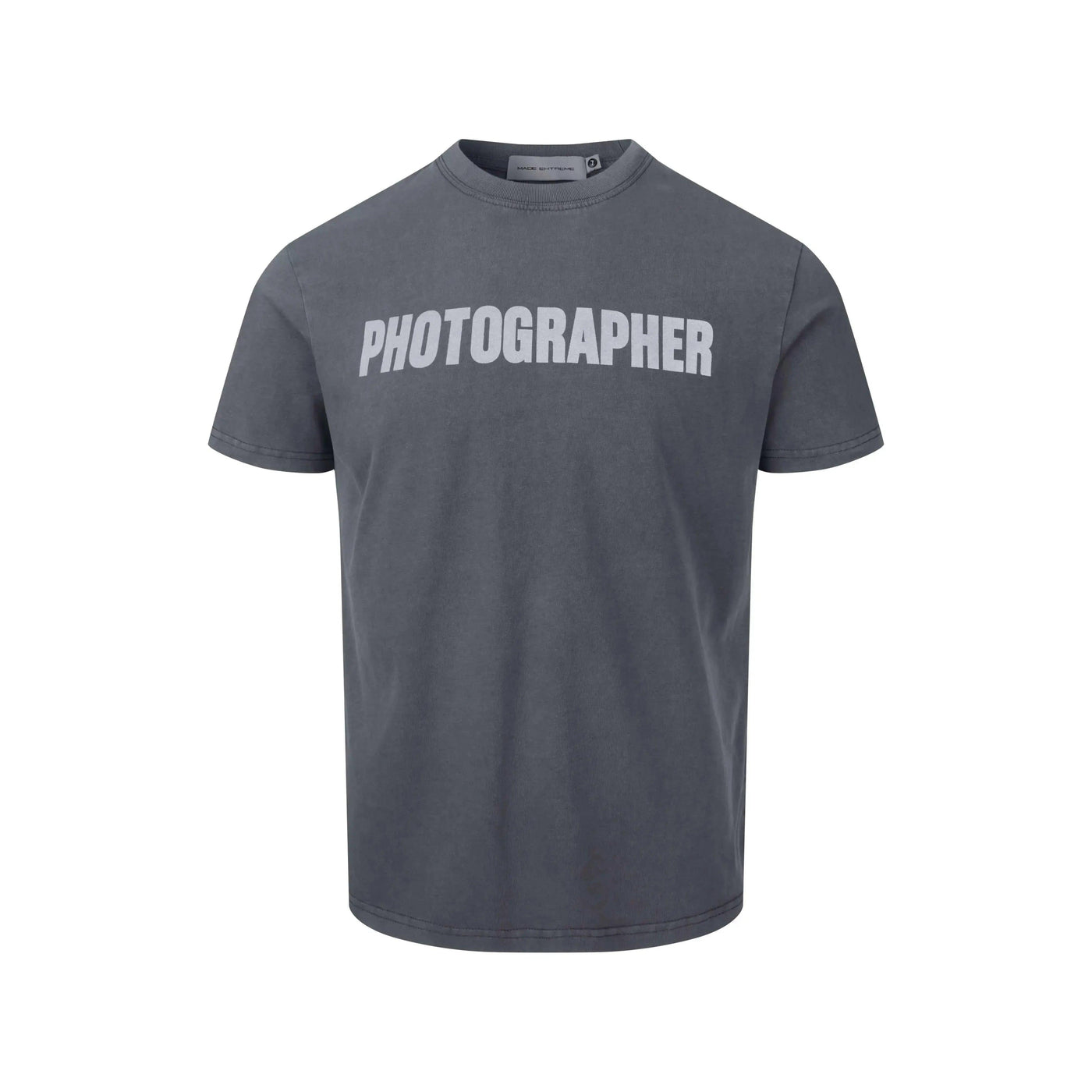 Washed Graphic Letter T-Shirt