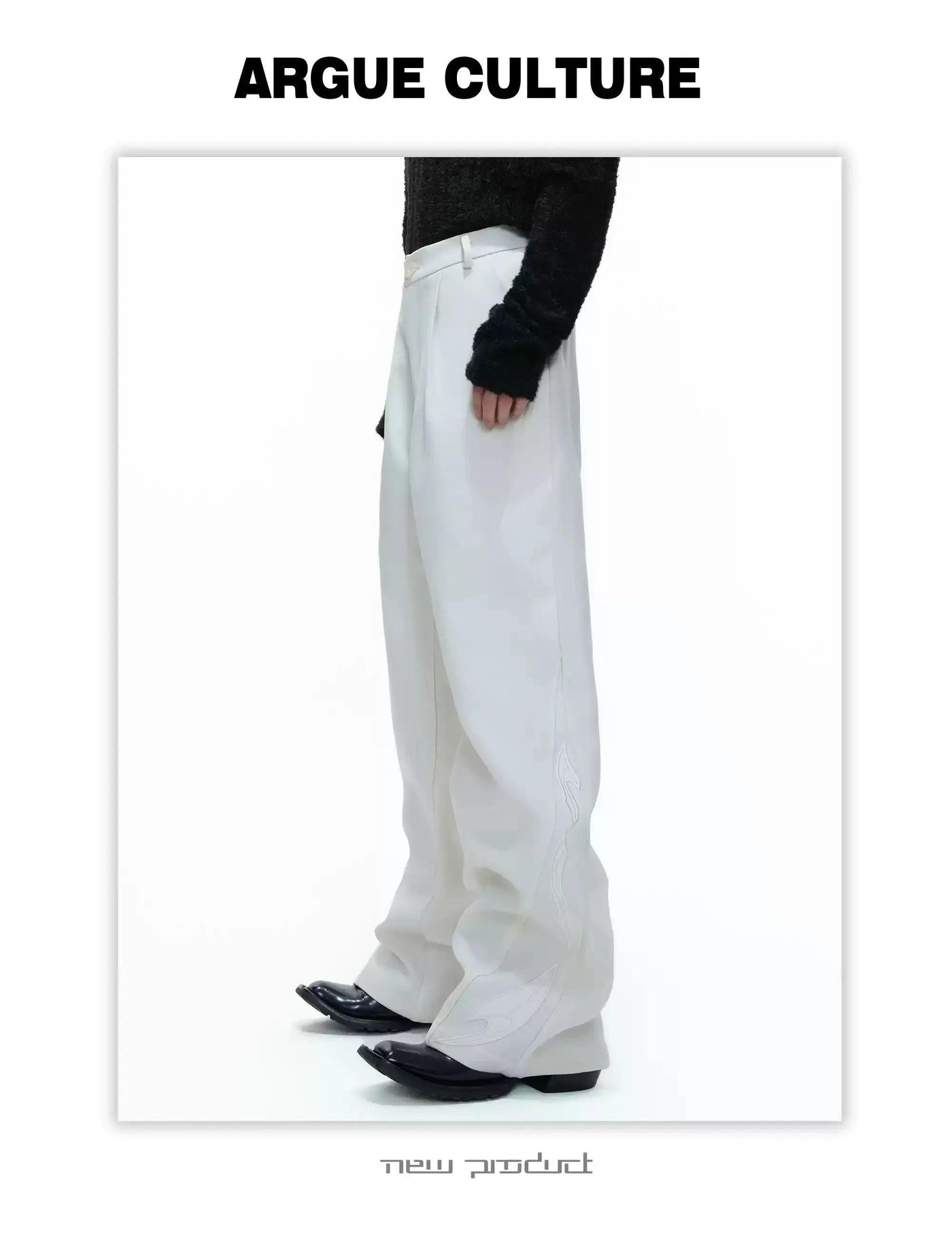 Solid Color High Waist Pants