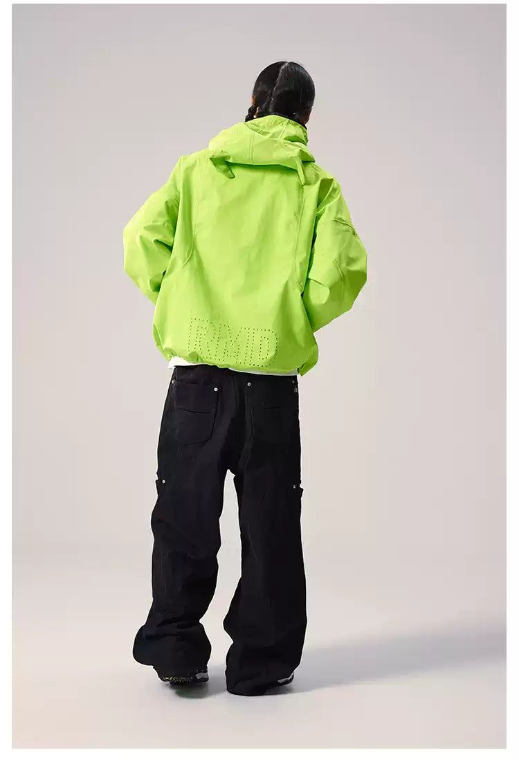 Reversible Futuristic Zippered Jacket