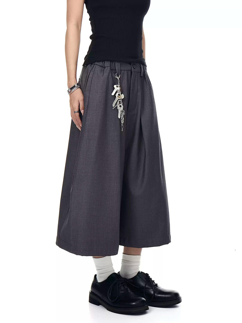 Pleat Cullote Shorts