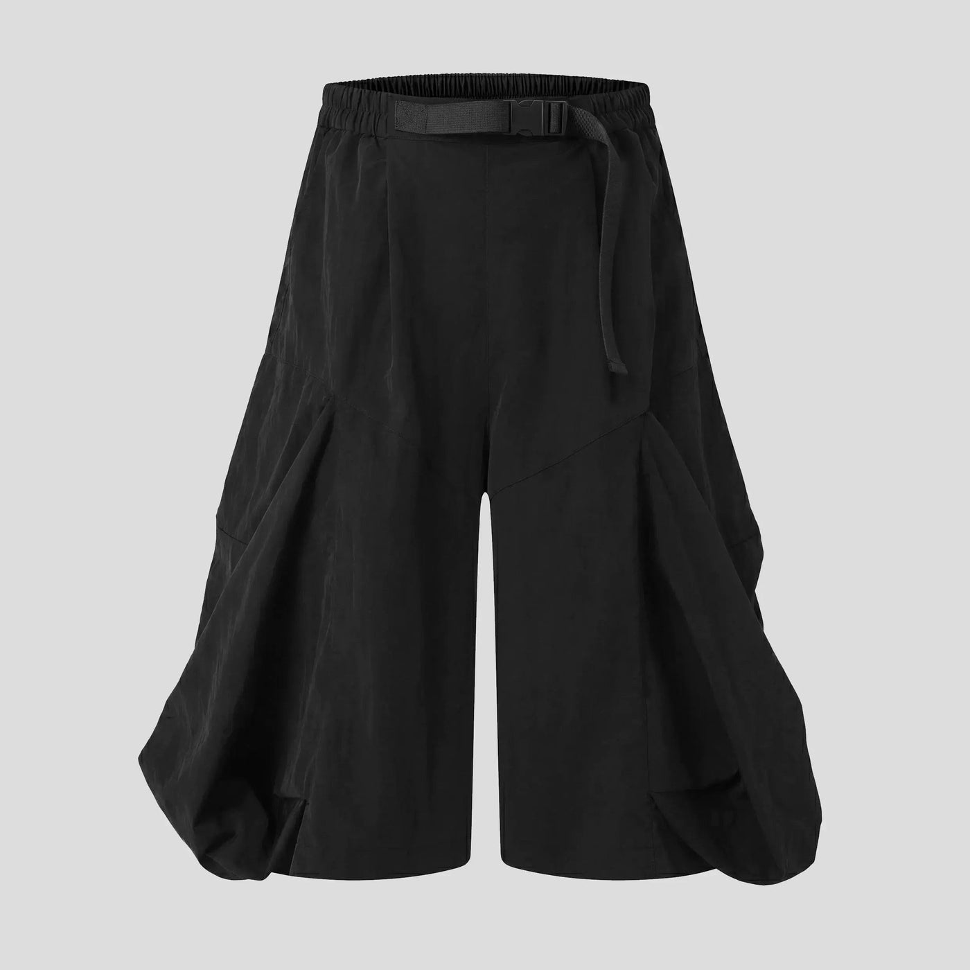 Drapey Wide Leg Cargo Shorts