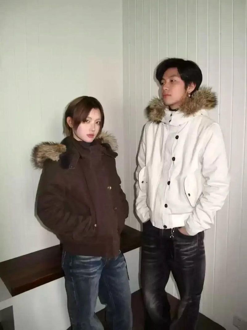 Faux Fur Lined Hooded Jacket