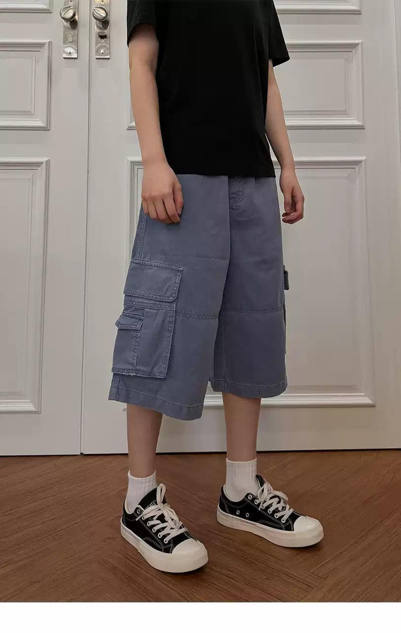 Classic Mid-Length Cargo Shorts