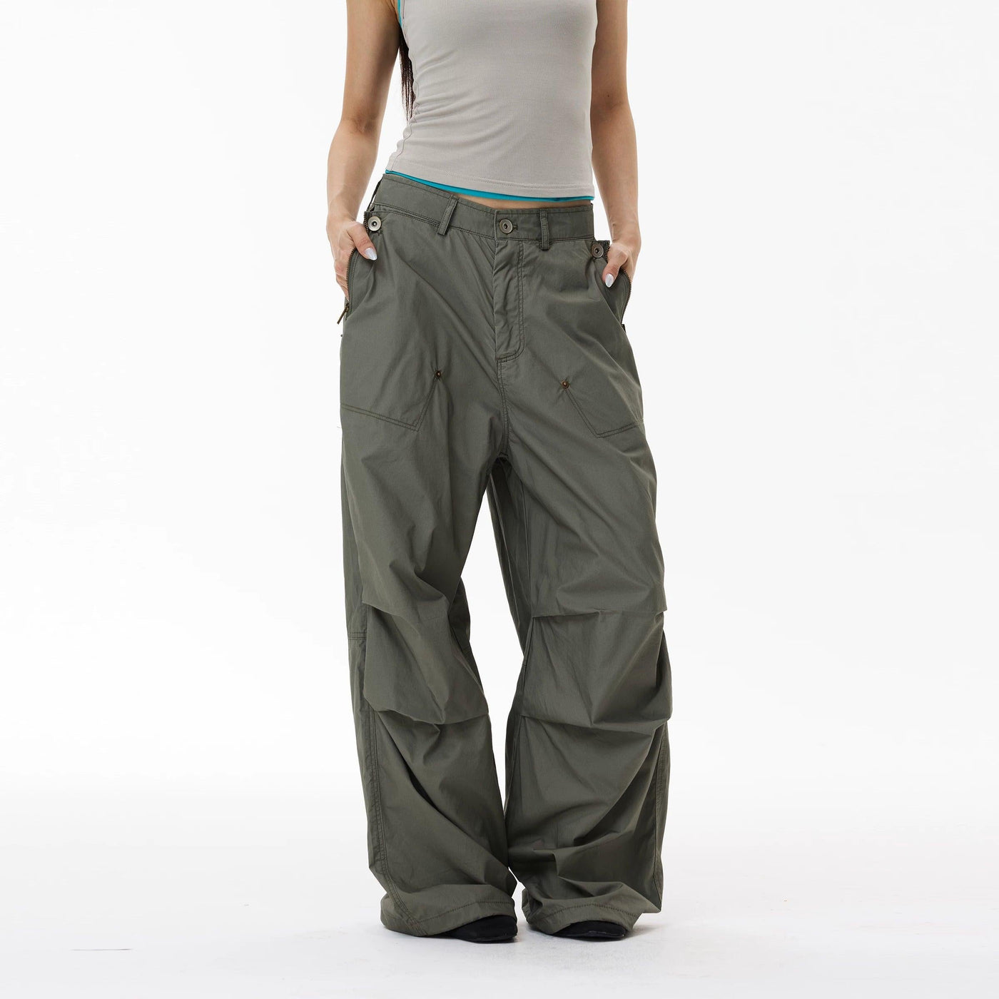Multi-Details Track Pants
