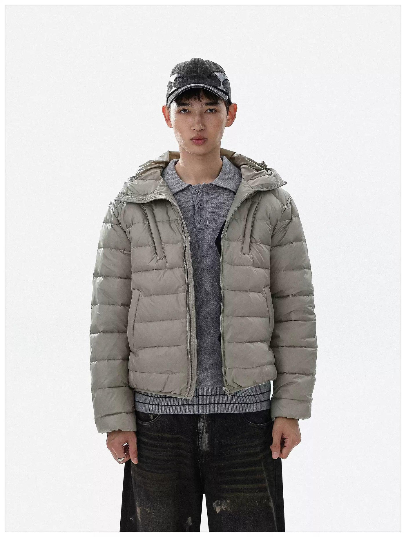 Basic Hooded Down Jacket