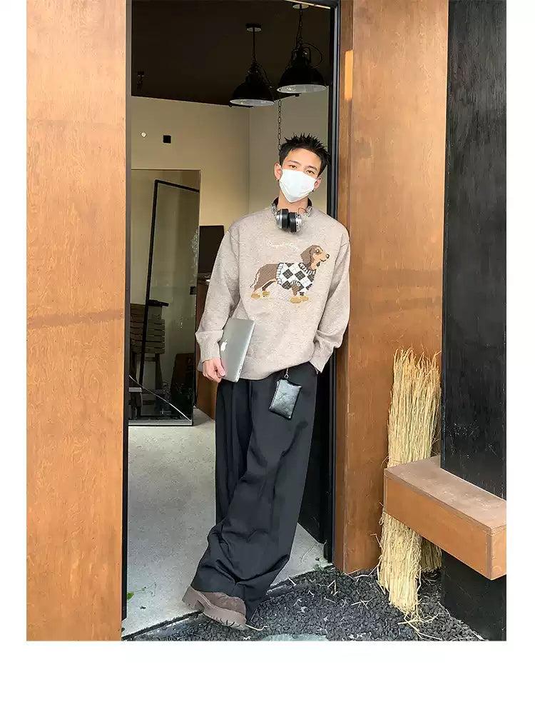 Slouchy Pleated Trousers