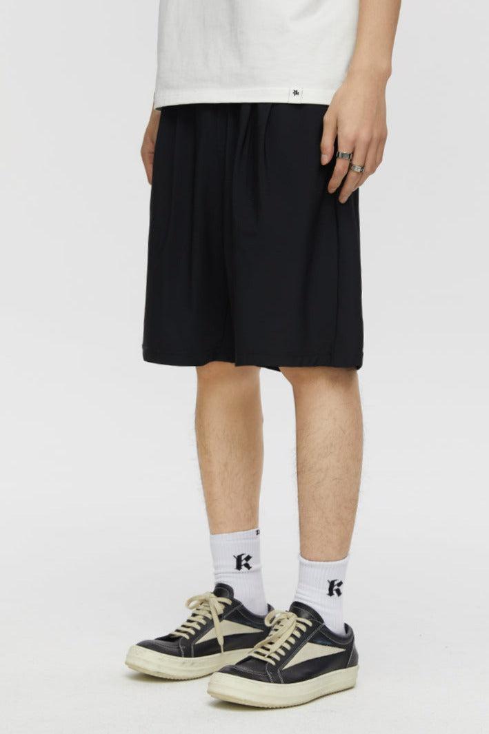 Solid Color Loose Shorts
