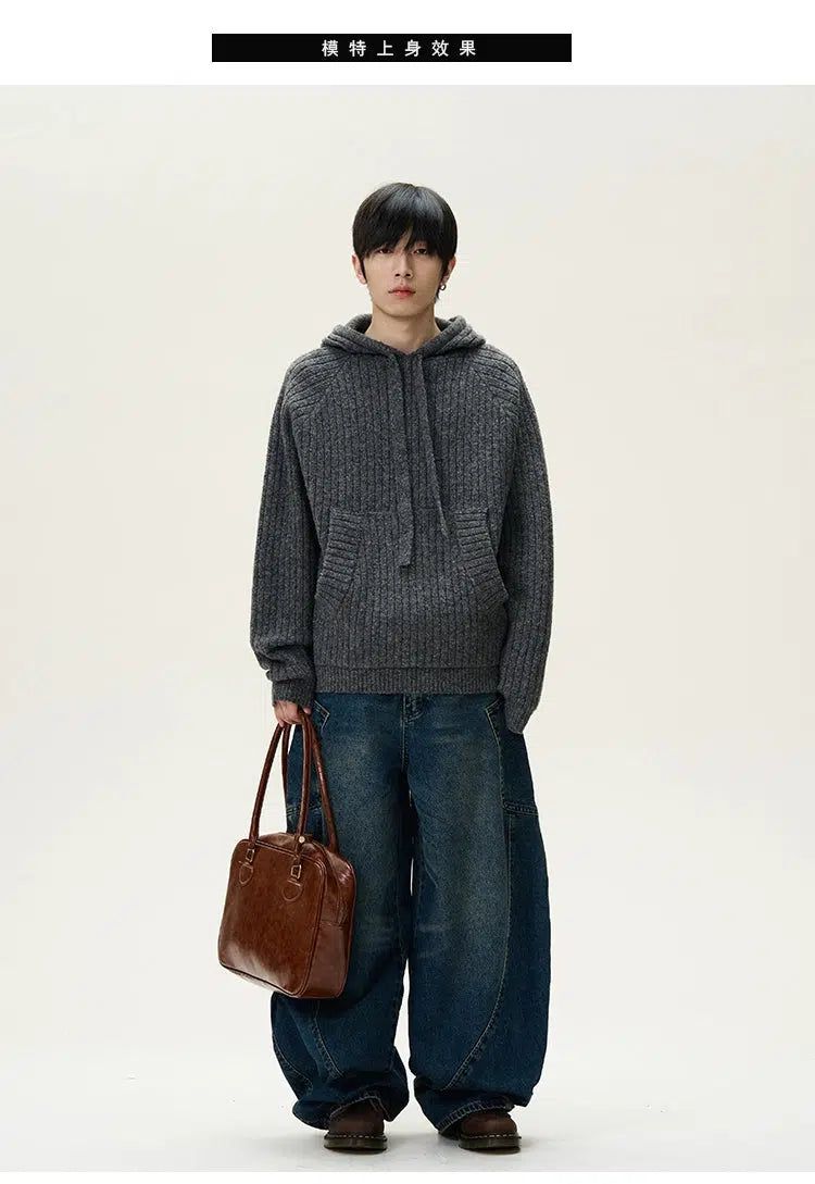 Wide Leg Scimitar Shape Jeans