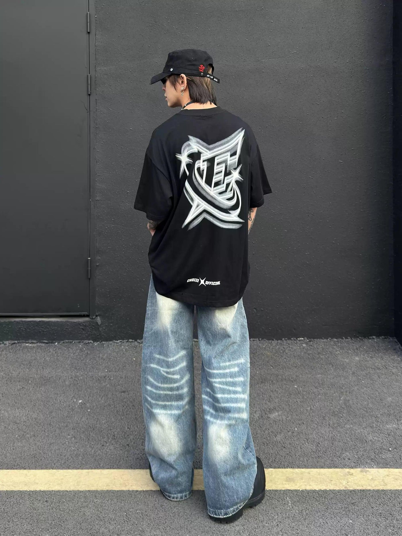Artistic Logo Print T-Shirt