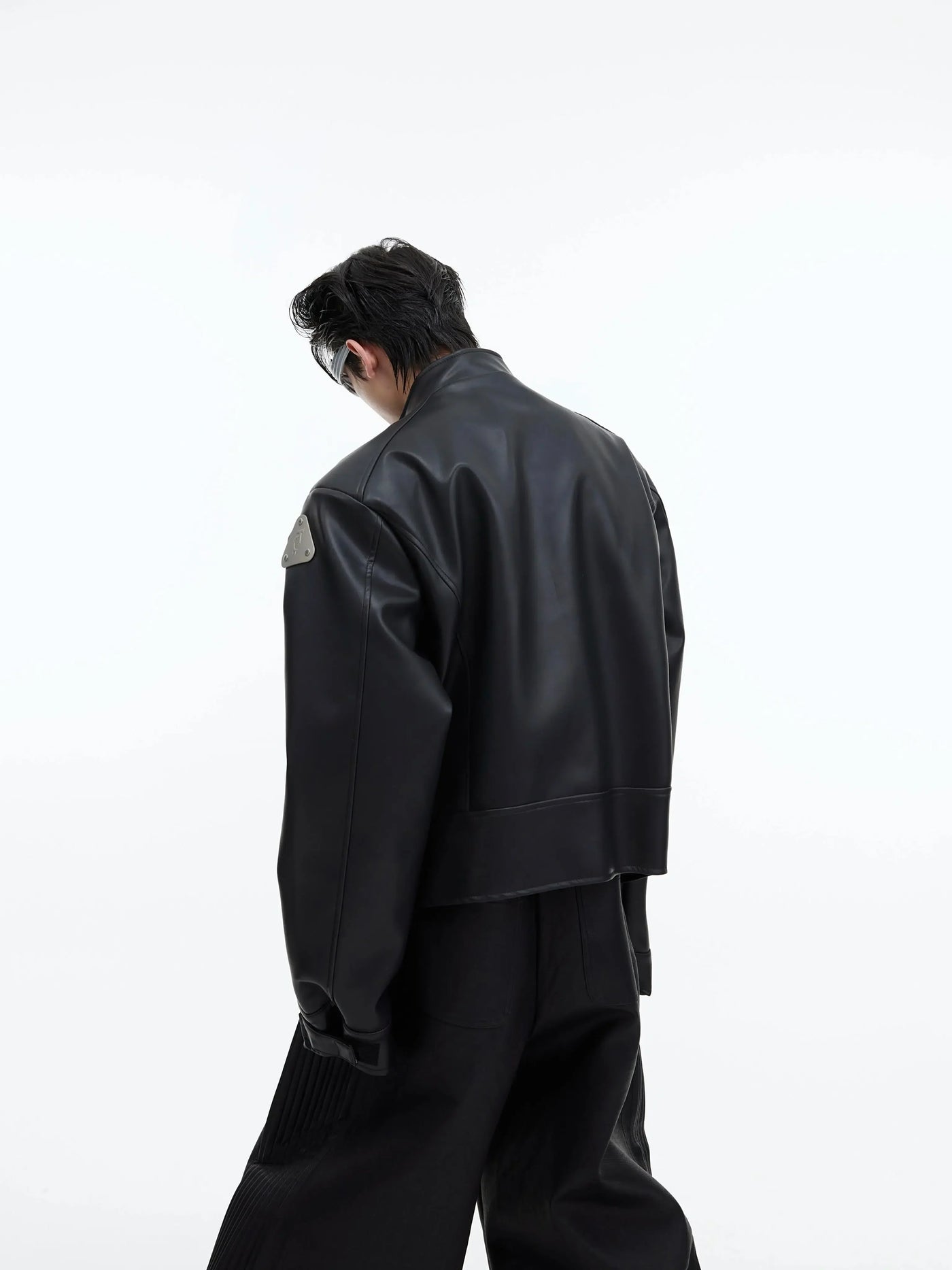 Motosport Zipped Faux Leather Jacket