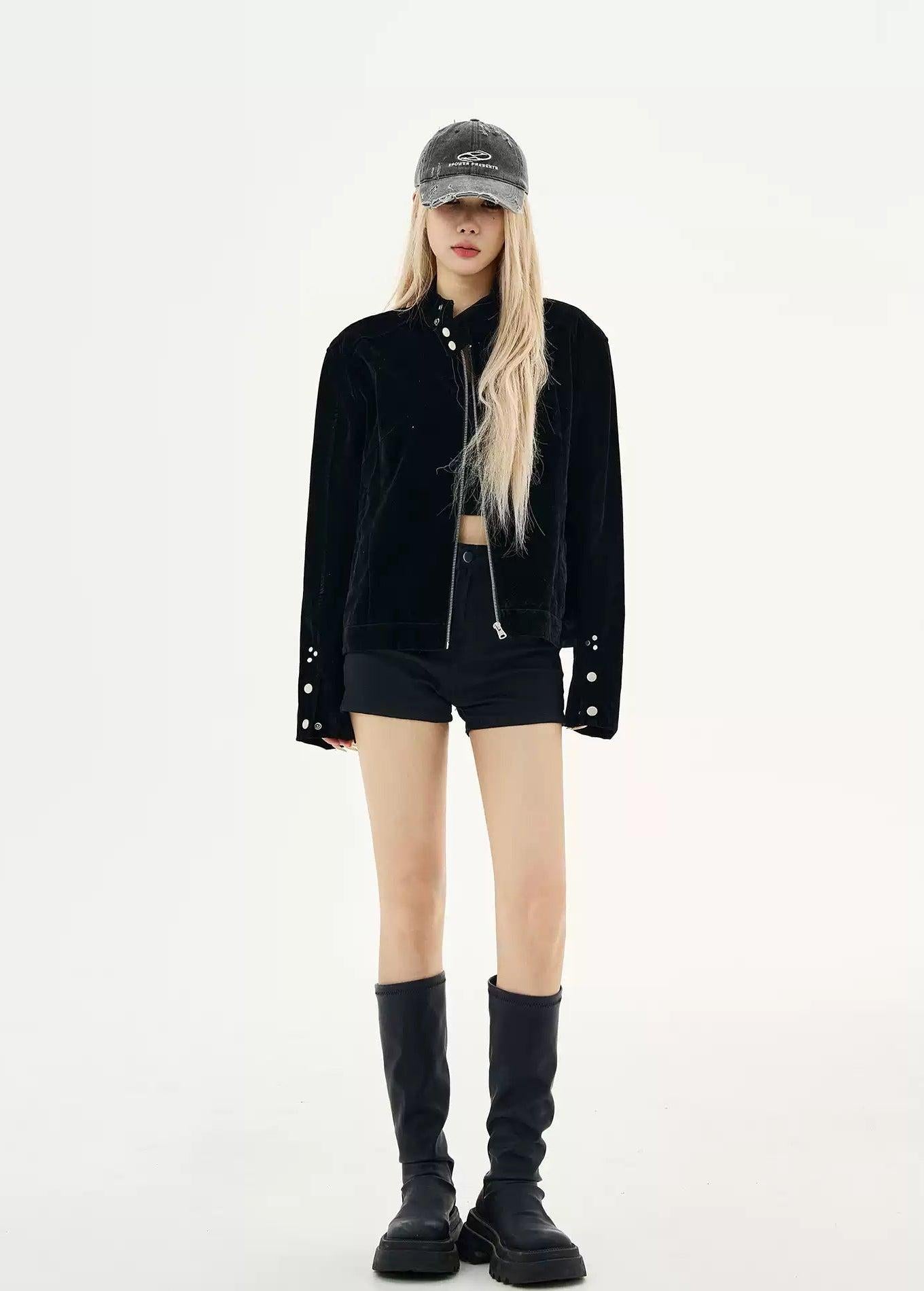 Clean Fit Micro Suede Jacket