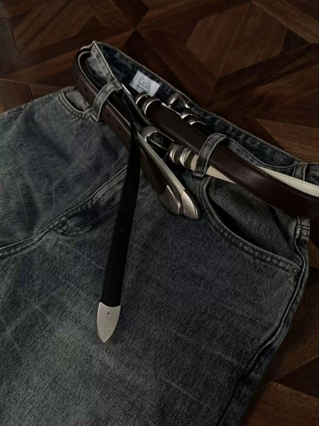 Classic Metal Buckle Belt
