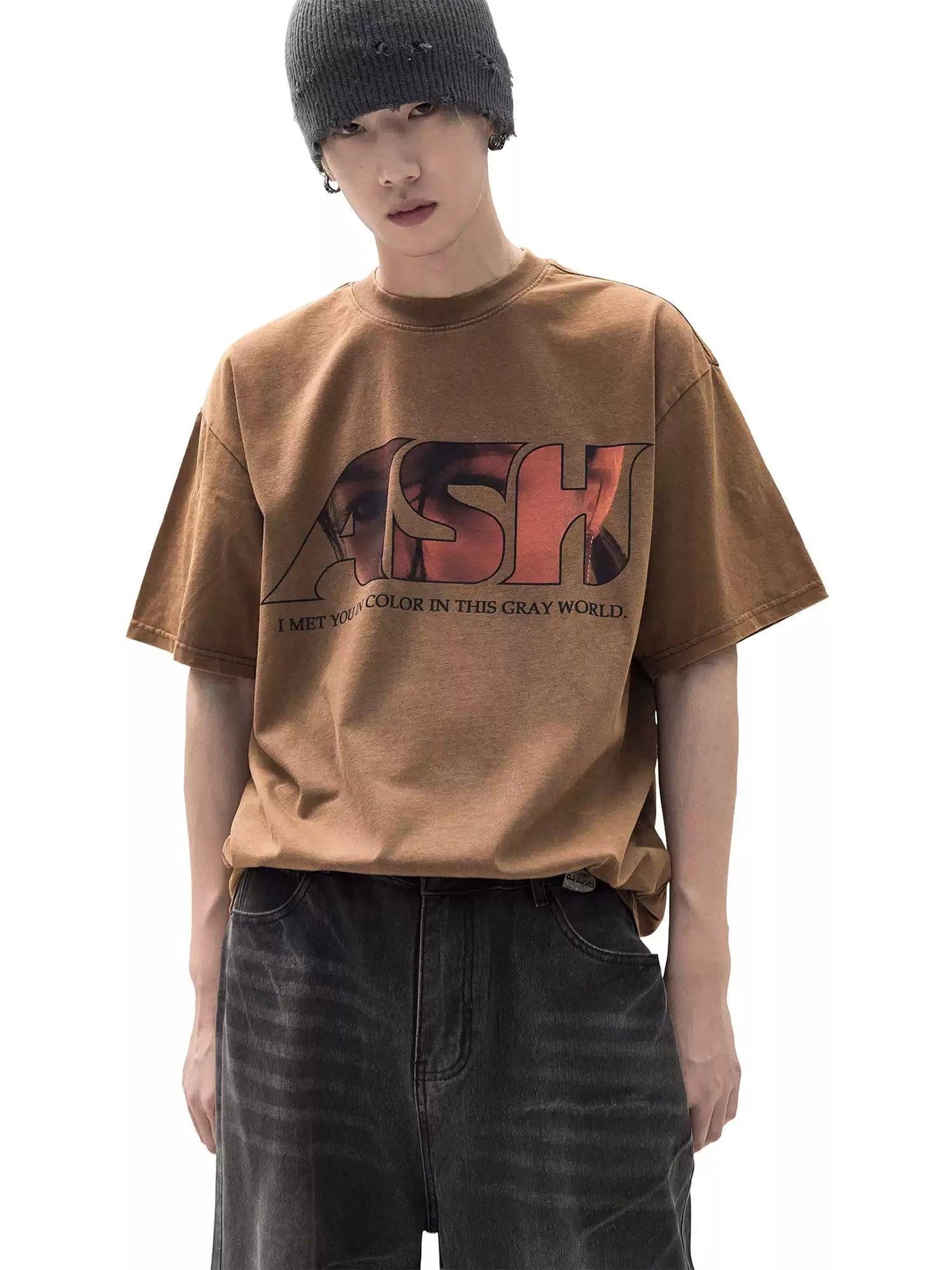 Ash Logo Print T-Shirt